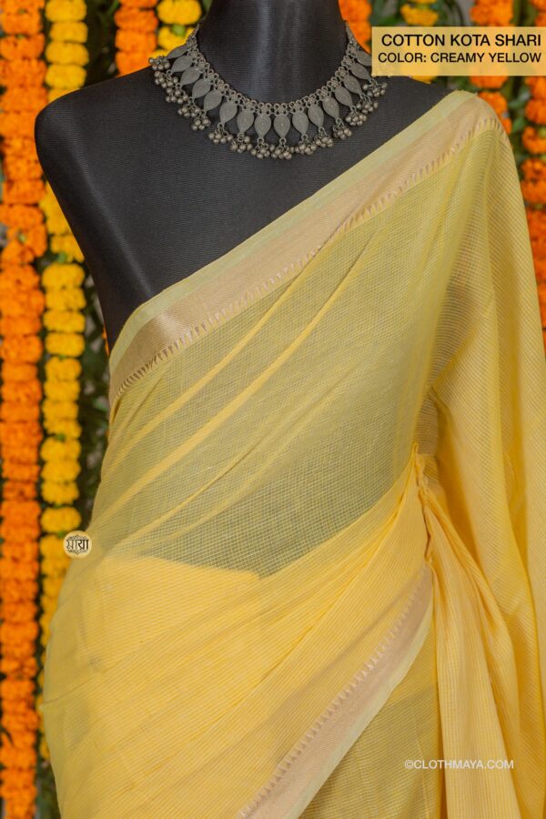 Handloom Soft cotton Kota Shari - Image 4