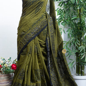 Khadi silk shari