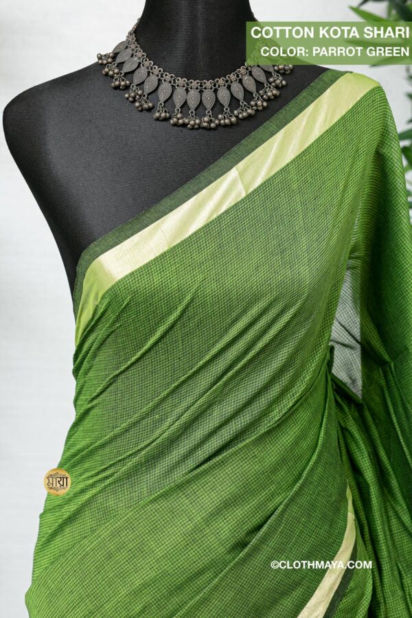 Handloom Soft Cotton Kota Shari - Image 2